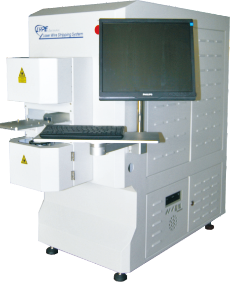 光纤涂敷层激光高速去除机